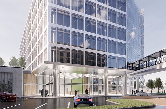A rendering of the Midtown One office building. Courtesy photo.