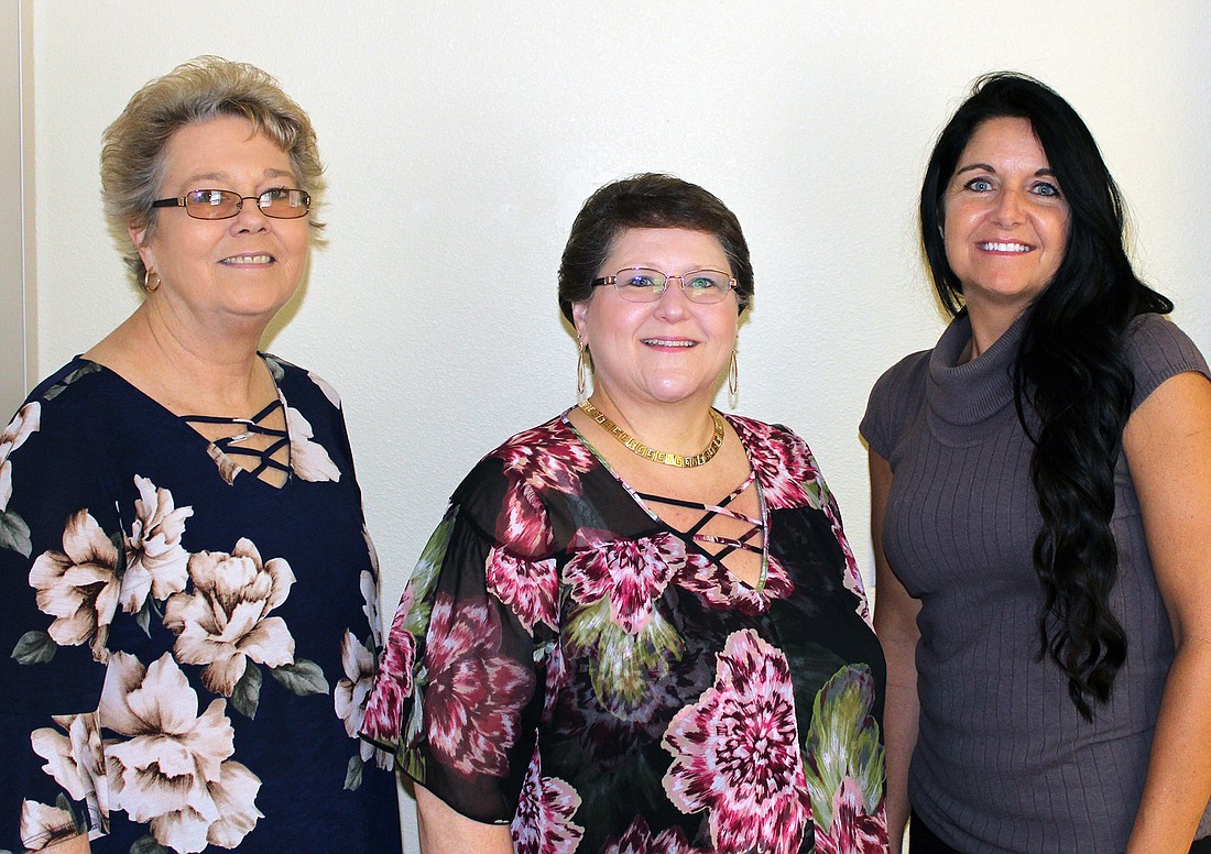 Heading loan operations at Charlotte State Bank & Trust are (from left)  Senior Loan Servicing Specialist Donna Cornell, Assistant Loan Operations Manager Ann Erbaugh and Loan Operations Manager Jane Boston.