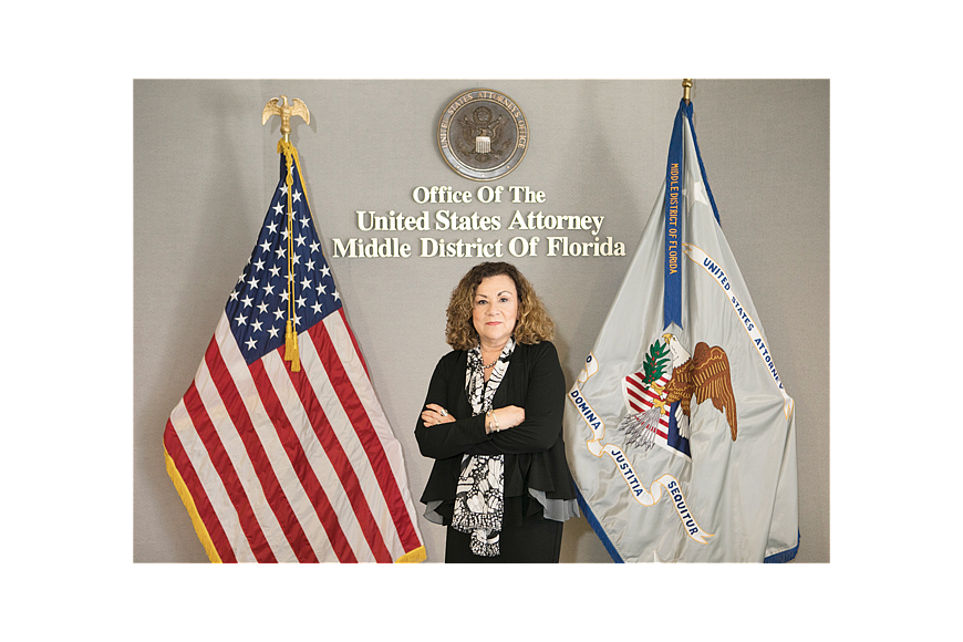 U.S. Attorney Maria Chapa Lopez of the Middle District of Florida, based in Tampa.Â