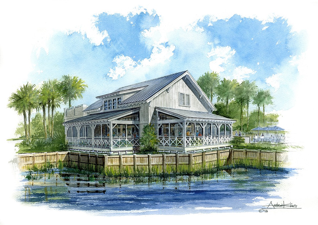 Gates Construction is building  Overlook Bar & Grill at The Isles of Collier Preserve in Naples.