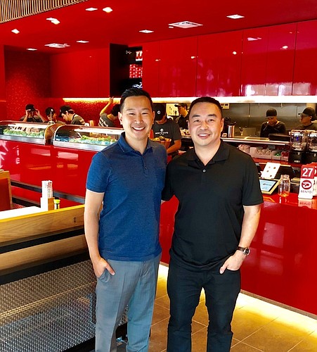 Johnny and Jimmy Tung, founders of Bento Asian Kitchen + Sushi, which just opened its first restaurant in the Tampa Bay area, in downtown St. Petersburg. Courtesy photo.