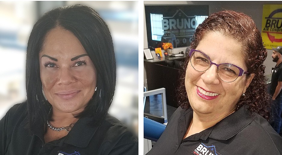 Tammy Schreier, left, is the new general manager and Luisa Del Castillo the new master controller at Bruno Total Home Performance.