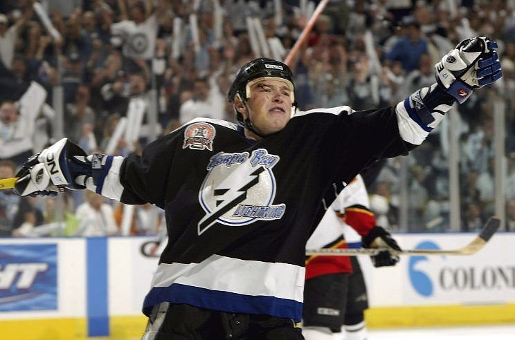 RUSLAN FEDOTENKO  Tampa Bay Lightning 2004 Home CCM Throwback NHL