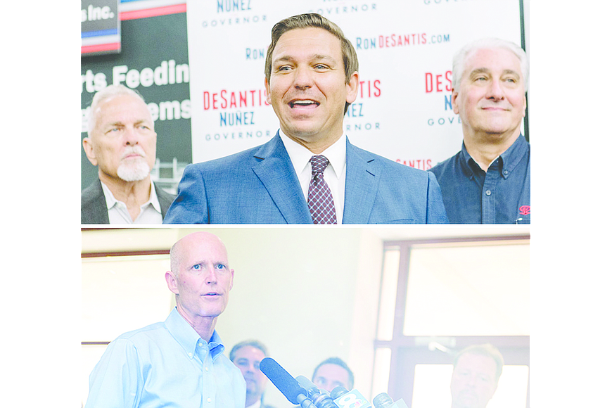 The Business Observer endorses Ron DeSantis for governor and Rick Scott for U.S. Senate.