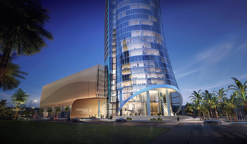 A rendering of Riverwalk Place in Tampa. Photo courtesy of Gensler.