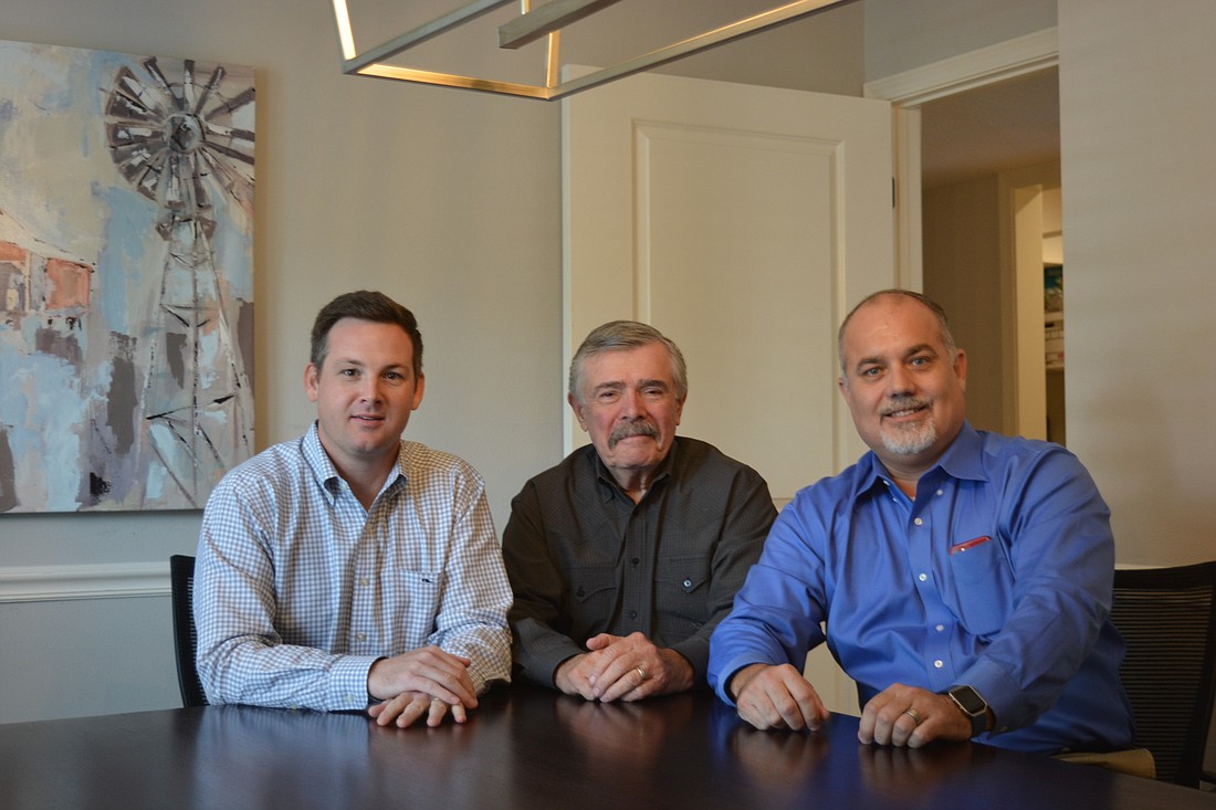 KEVIN MCQUAID â€” Eshenbaugh Land Co. Principal Ryan Sampson, Founder and President Bill Eshenbaugh and Landmark Reports President Chris Worley believe the Tampa residential market will remain strong throughout 2019.