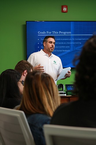 PropLogix Director of Operations Chad Burlingame oversees an internal leadership program at the company.