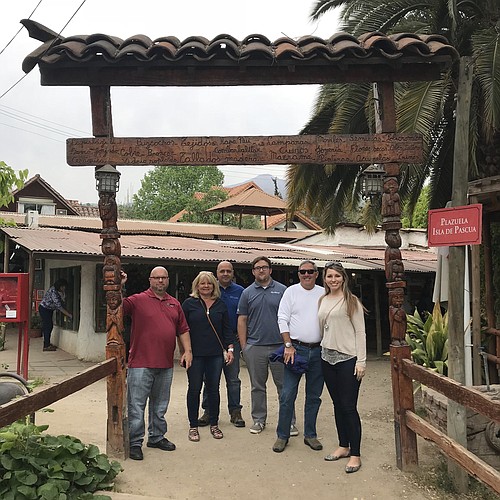 During the Chile mission, the Global Tampa Bay delegation visited Pueblitos los Dominicos, an artisan center for traditional Chilean handicrafts. Courtesy photo.