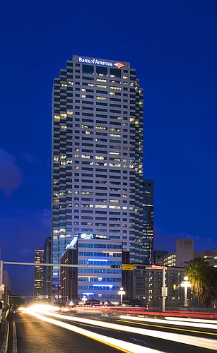 COURTESY PHOTO â€” The 42-story Bank of America Plaza in downtown Tampa will be the future corporate headquarters of Mosaic Co.