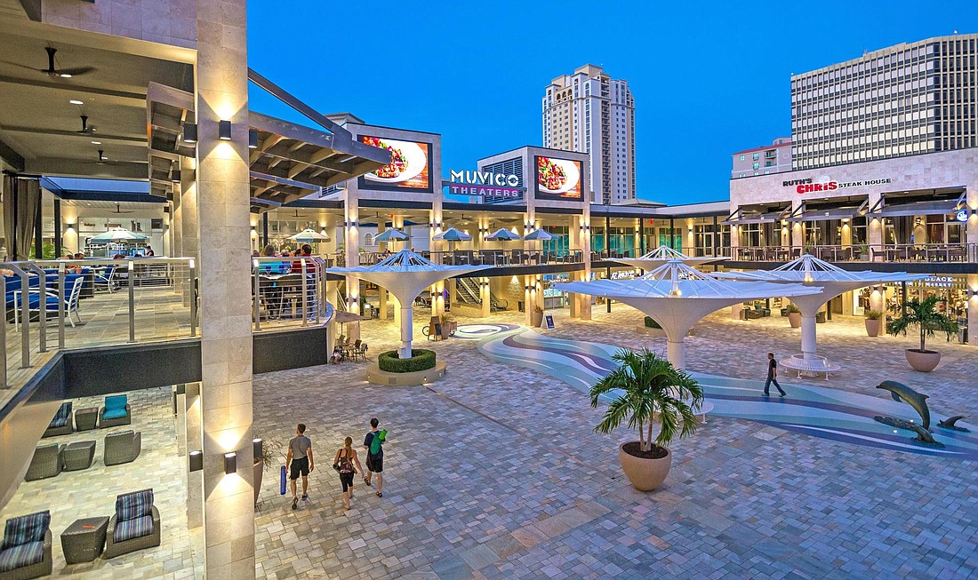 COURTESY PHOTO â€” Sundial contains a movie theater, upscale market and dozens of other shops in downtown St. Petersburg. The project is leased and managed by commercial real estate brokerage firm JLL.