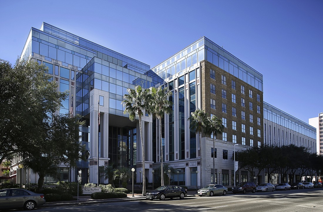 COURTESY PHOTO â€” Denholtz Associates and Convergent Capital Partners acquired 490 First Ave. in downtown St. Petersburg, in 2016.