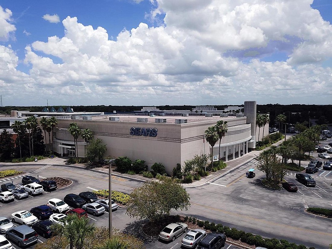 COURTESY PHOTO â€” Sears Holdings is offering to sell or auction eight Sears or Kmart stores along the Gulf Coast. The Westfield Citrus Park store, shown, will close as part of the chain&#39;s downsizing.