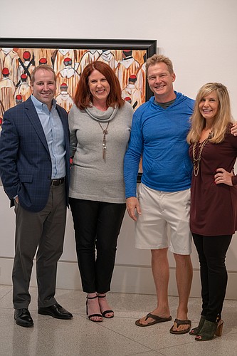 From left, Jeff Jerome, Lesley Colantino, Darren Miles and Michelle Borders are the 2019 officers of the Naples Area Professional League of Executive Services Group. Courtesy NAPLES Group