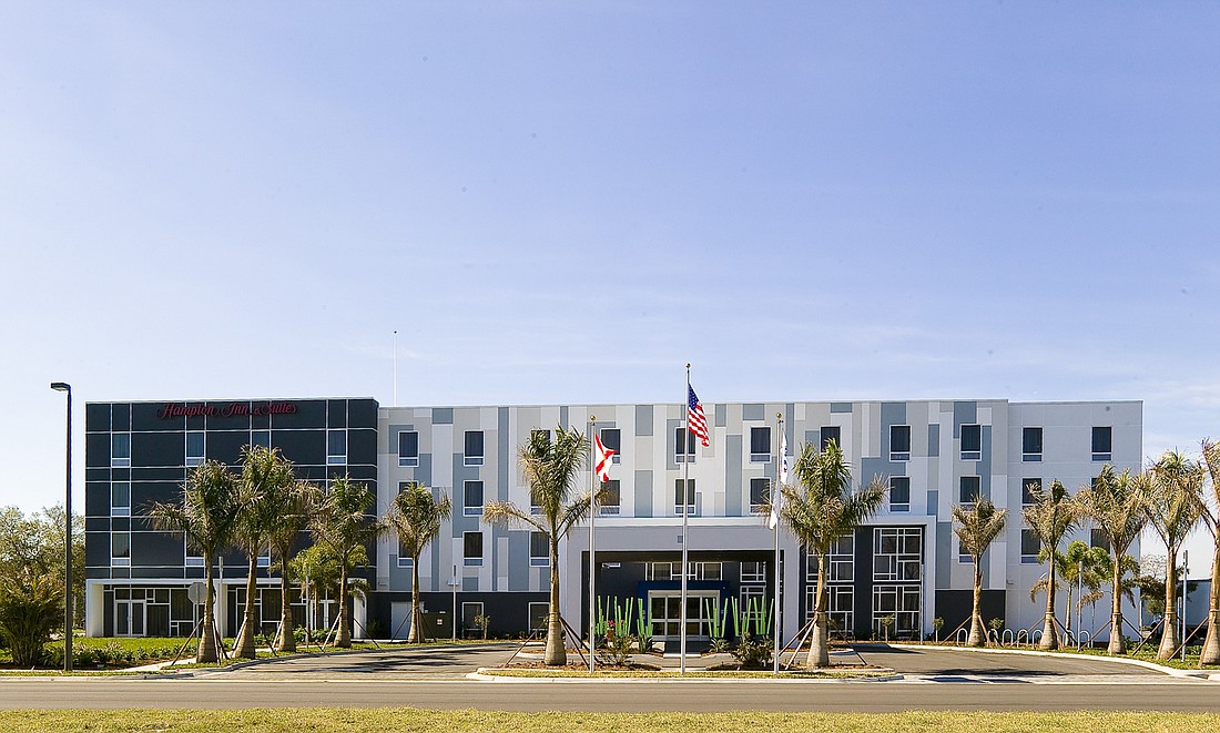 Courtesy. The Hampton Inn & Suites at Sarasota Airport now provides Uber rides for guests from the airport.