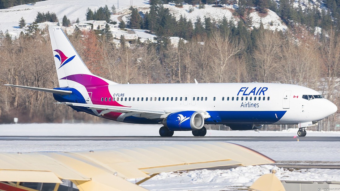 British Columbia-based Flair Airlines has launched a new direct route linking St. Pete-Clearwater and Winnipeg, Manitoba. Photo courtesy of Liam Allport / Wikimedia Commons.