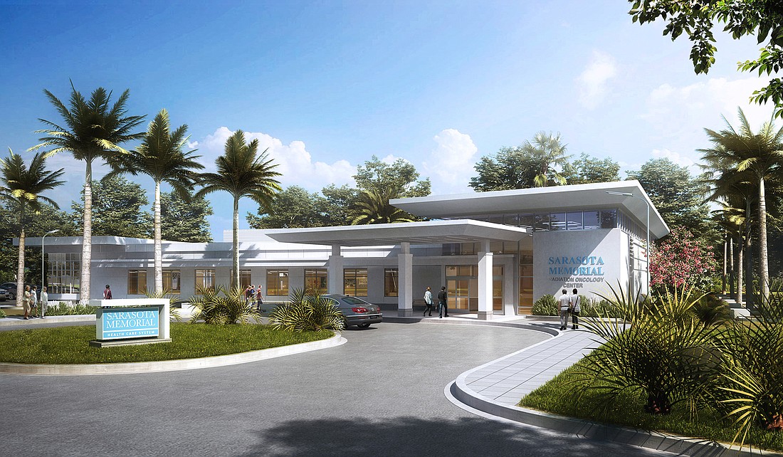 Courtesy. A rendering of Sarasota Memorial Health Care System&#39;s radiation oncology center.