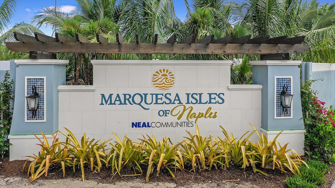 Neal Communities will build 156 twin villas on 40 acres in Marquesa Isles off County Barn Road in south Naples. Courtesy Neal Communities