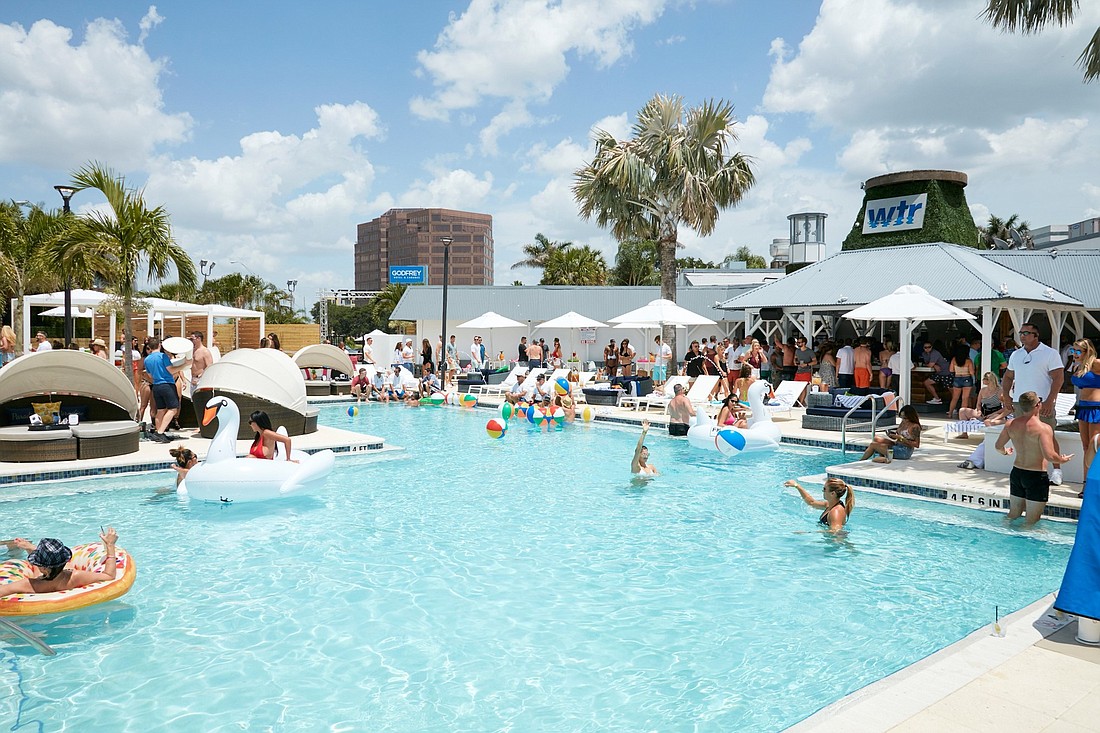 The WTR Pool & Grill venue at the The Godfrey Hotel & Cabanas in Tampa. Courtesy photo.