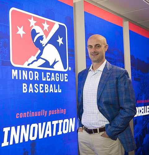 Mark Wemple. David Wright is Minor League Baseball&#39;s chief marketing and commercial officer. The organization has been based in St. Petersburg for nearly four decades.