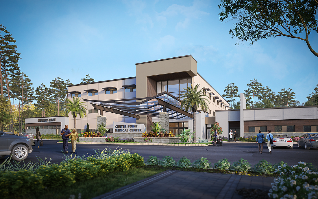 COURTESY RENDERING â€” The $24 million Center Point Medical Center will kick off a planned mixed-use development on 50 acres in Lakewood Ranch.