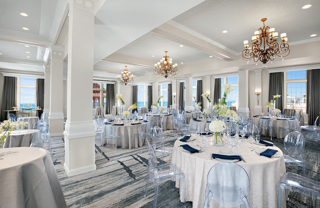 The remodeled and redecorated King Charles meeting room at The Don CeSar. Courtesy photo.
