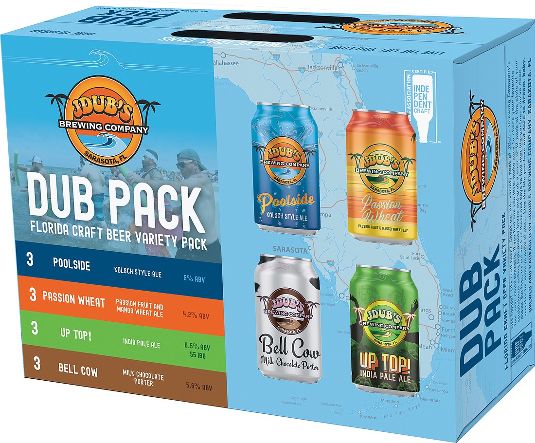 Courtesy. JDubâ€™s Brewing Co. announced it will beginÂ distributing its beer to Georgia and releaseÂ new packaging varieties, including two 12-packs.