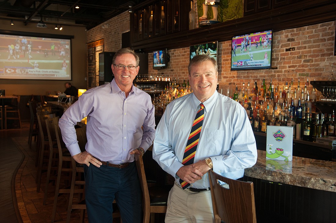 Mike Gowan and Mike Quillen opened the first Geckoâ€™s Grill & Pub in 1992.