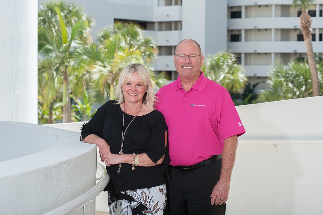 Lori Sax. Chip Angenendt, Current Builders vice president of construction, and Teresa Angenendt, Current Builders pre-construction manager, are heading up the companyâ€™s new office on the west coast of Florida.