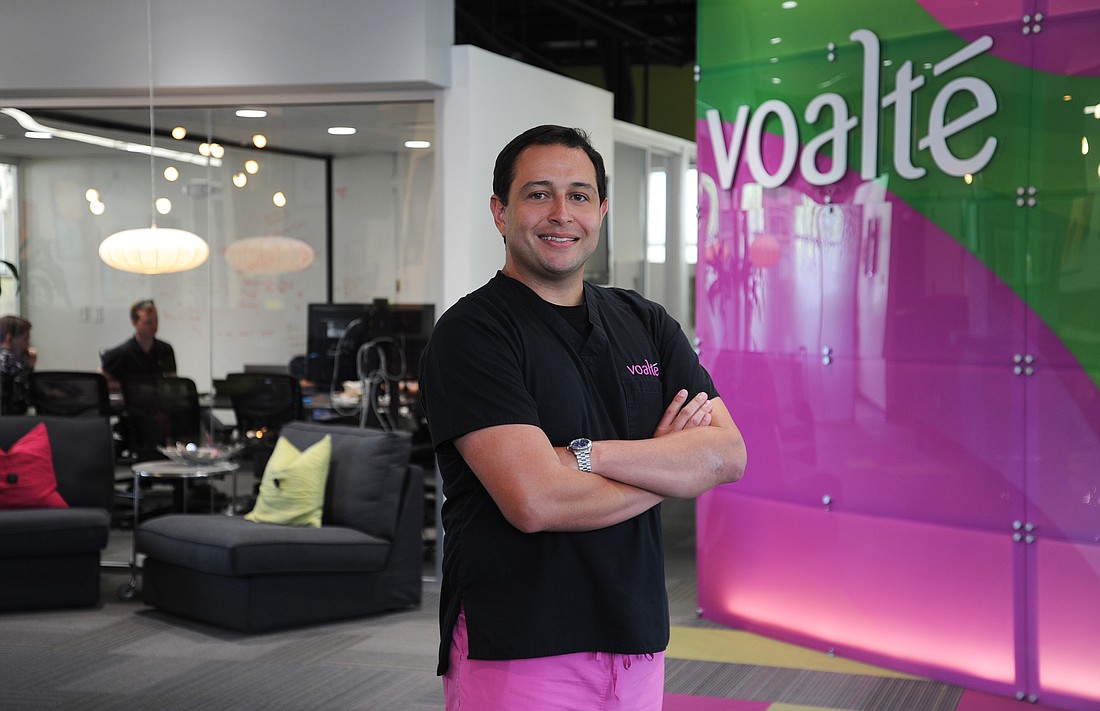 Trey Lauderdale is the CEO of Sarasota-based Voalte, to be acquired by Hill-Rom Holdings.