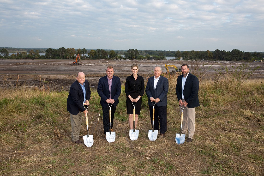 Courtesy. Taylor Morrison held a groundbreaking ceremony for The Heights attended byÂ leadership includingÂ Andy Sorensen, Drew Miller, Cammie Longenecker, Russell PalkaÂ and Justin Laurie.