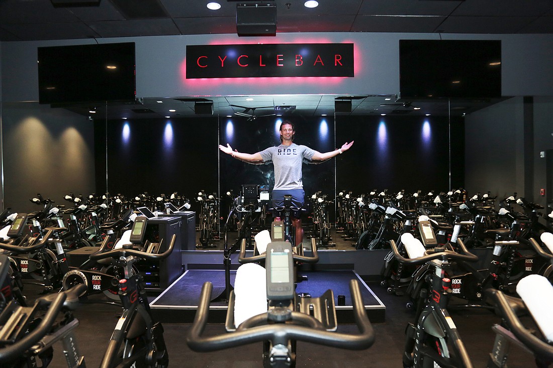 Cyclebar Naples partner, general manager and spin instructor Jake Maulin was formerly the franchise company&#39;s senior master instructor. Stefania Pifferi photo