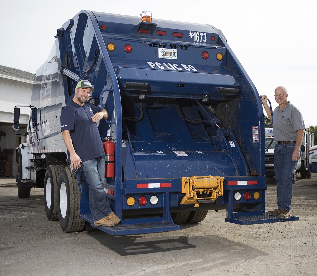 Mark Wemple. Brothers Jamey and Dave Parker recently sold their family business, New Port Richey-based J.D. Parker & Sons, to Longwood-based Waste Pro. They remain with the business.