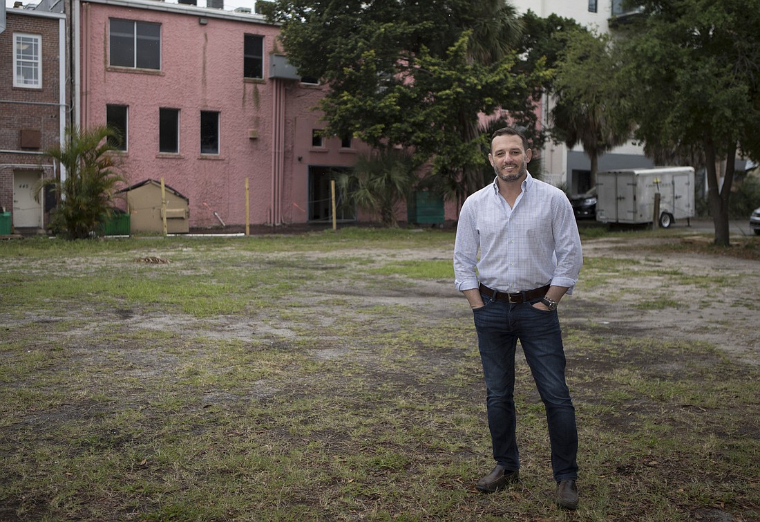 Mark Wemple. Dustin DeNunzioâ€™s property development company, the DeNunzio Group, plans to develop a mixed-use tower at the Christ United Methodist Church parking lot in downtown St. Petersburg.