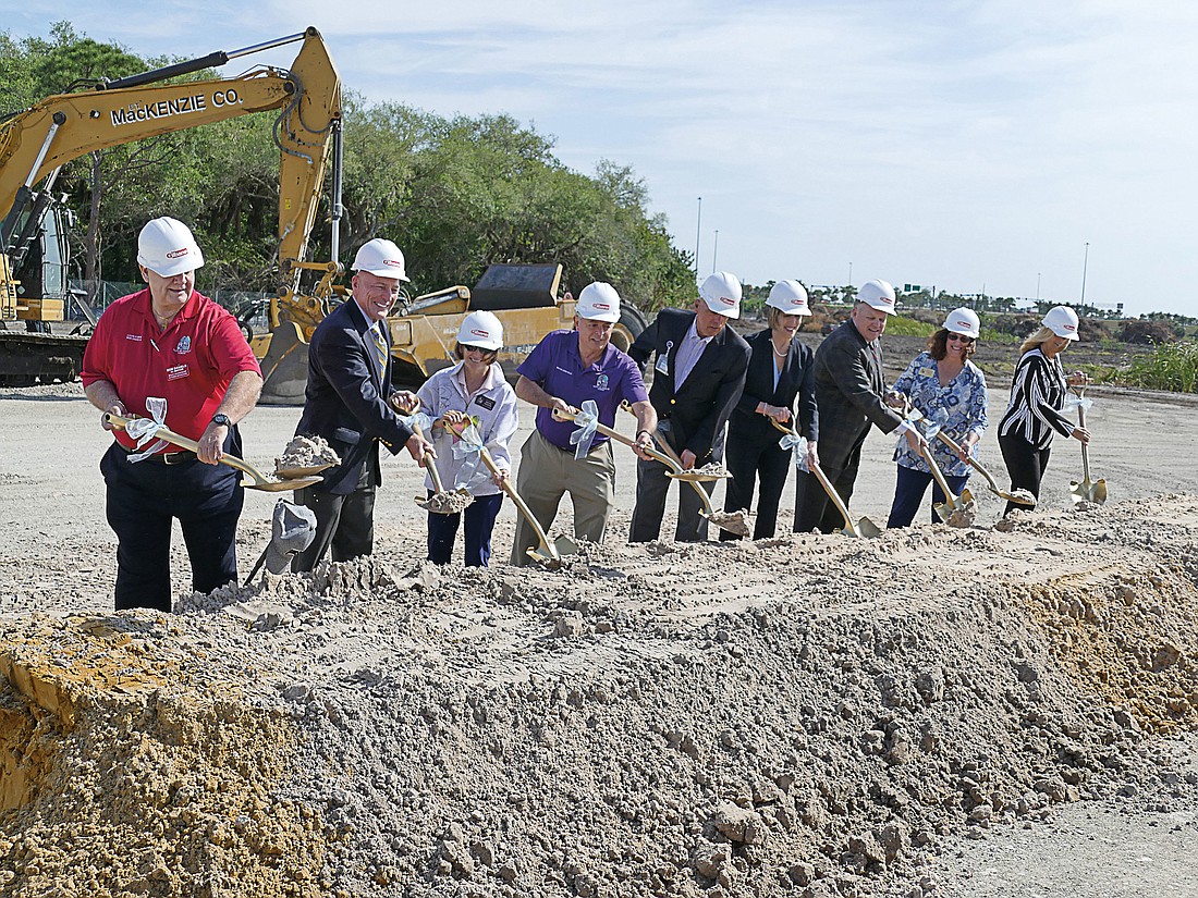 Courtesy. Venice and Sarasota Memorial Health Care System officials recently marked the groundbreaking of a new hospital in Venice.