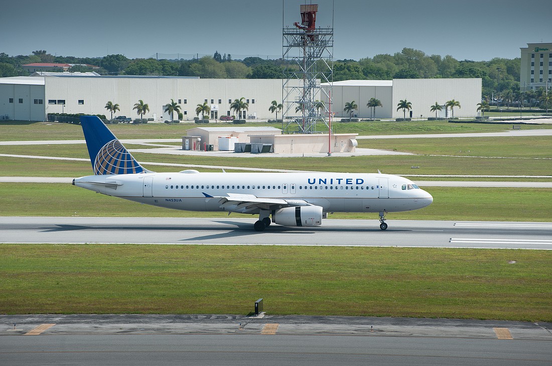 Courtesy. United Airlines willÂ add twice daily nonstop service from Sarasota Bradenton