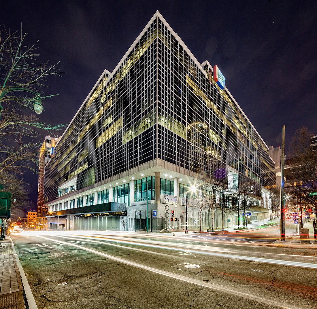 COURTESY PHOTO â€” Carter Validus Mission Critical REIT II owns the American Cancer Society Center building, in Atlanta.