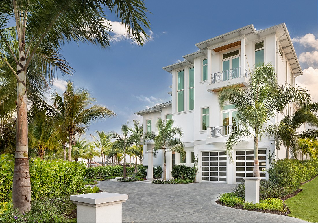 Gulfshore Homes Casa Mare model in Miormar Lakes starts at $4.25 million. Courtesy Gulfshore Homes