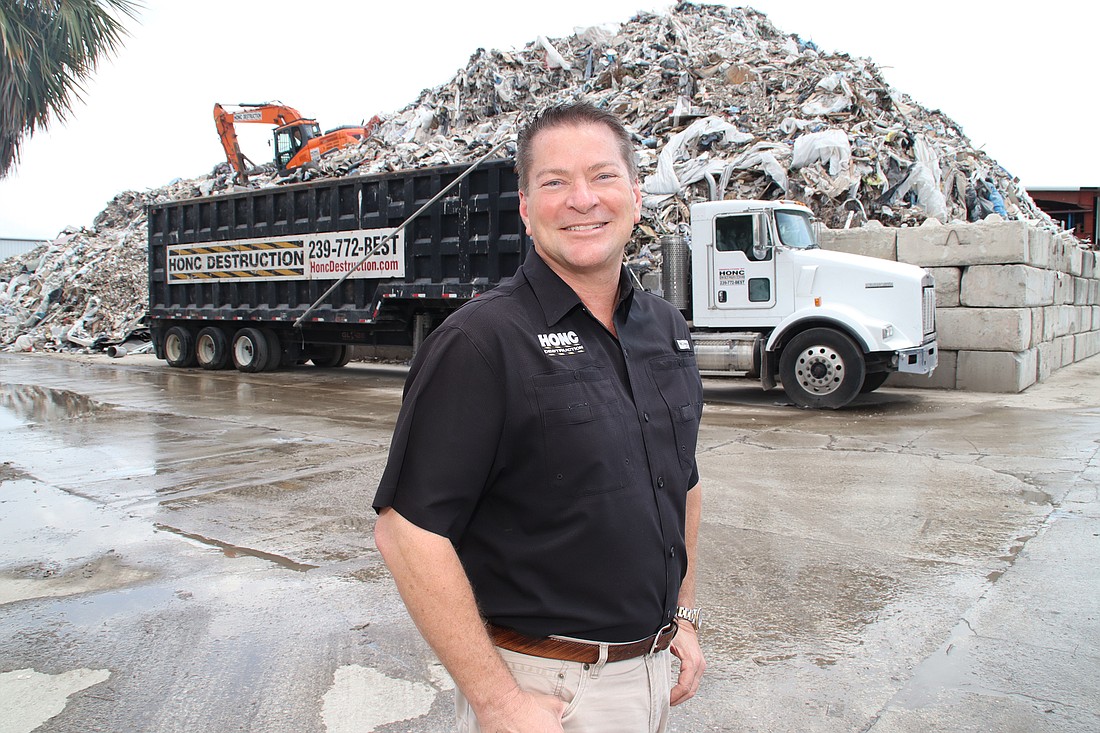 David Mulicka acquired a construction and demolition debris processing facility in 2015 and rebranded it Honc Recycling. Increasing output ten-fold, he has built it into a $12 million company. JimJett.com photo