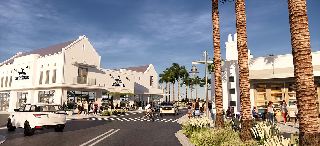 A rendering of the Duckweed Urban Market in the Westshore Marina District in south Tampa. Courtesy photo.