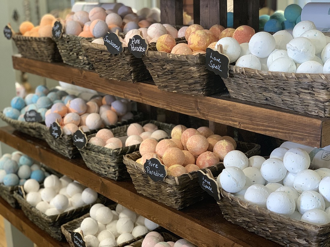 Naples Soap Company has partnered with Dillard&#39;s to offer 12 of its bath bomb varieties in the department store&#39;s cosmetics departments nationwide.