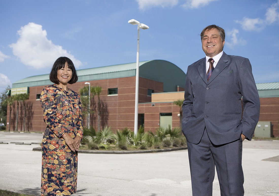 Mark Wemple. Sumiko Kuboi, left, and her husband and fellow Pierce Florida Realty agent Marco Lerra helped a Japanese client sell a large commercial property in Wesley Chapel.