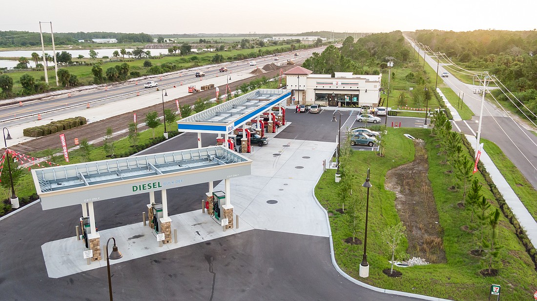 Courtesy. Creighton Construction & Development built this new 7-Eleven with diesel fueling station in Lehigh Acres.