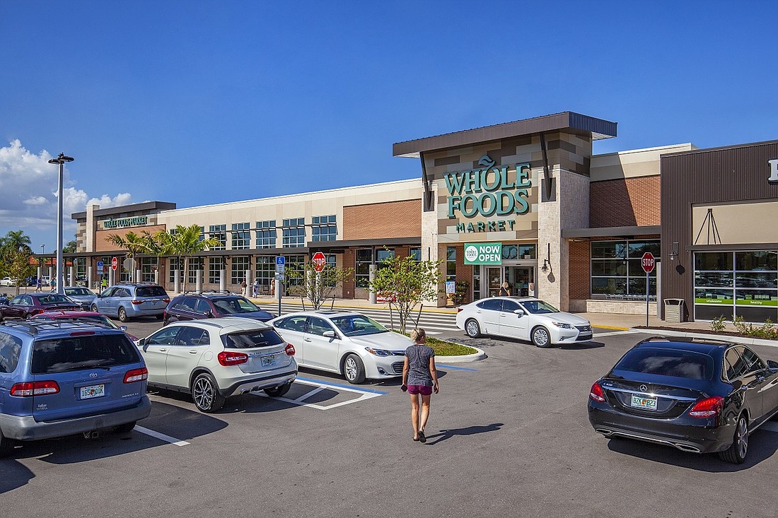 COURTESY RENDERING â€” AEW Capital Management bought the Daniels Marketplace retail center in Fort Myers from developer S.J. Collins for $49 million.