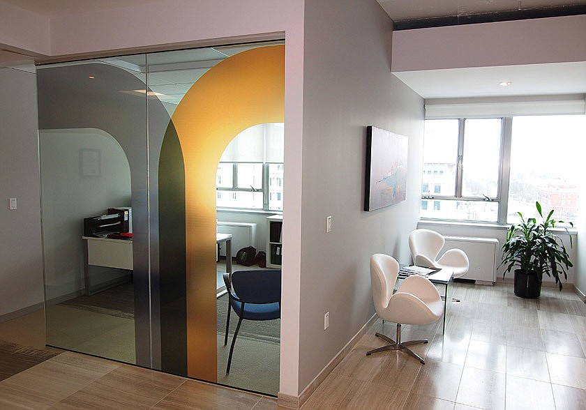An example of a Madico Inc. window film application in an office. Courtesy photo.