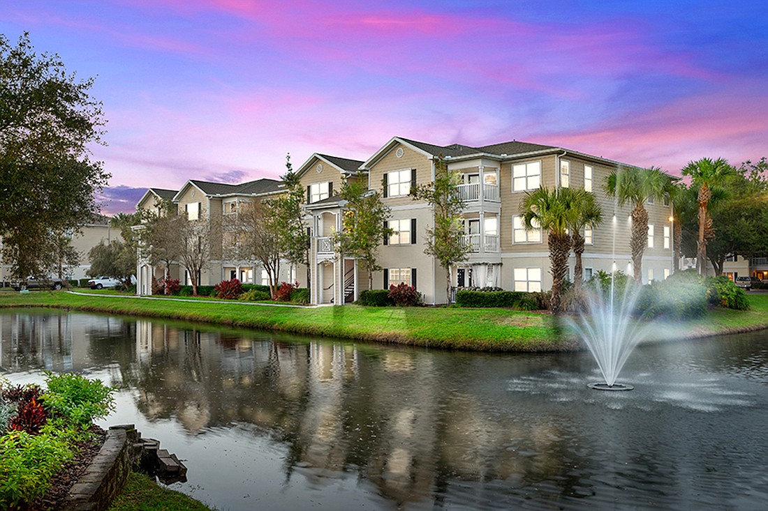 COURTESY PHOTO â€” The Westly Shores Apartments in the Westshore Business District, in Tampa, is among the more recent acquisitions by American Landmark Apartments.