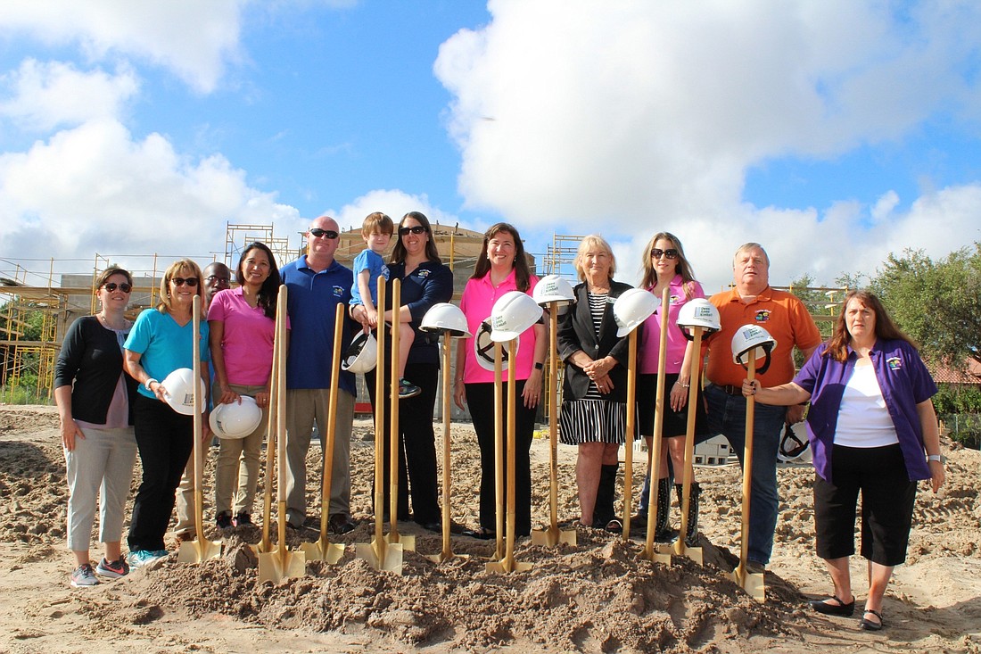 The owners and construction firm held a groundbreaking ceremony for a new Creative World School in Naples.