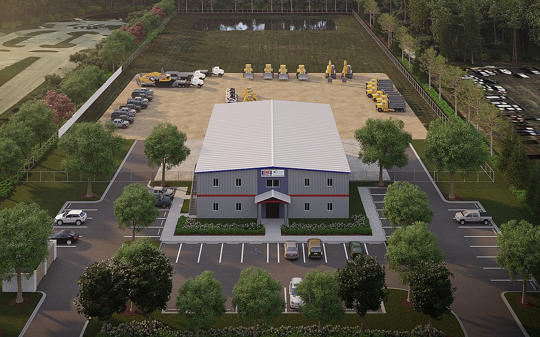 This contributed rendering shows what the new Fort Myers headquarters of EHC will look like when finished.