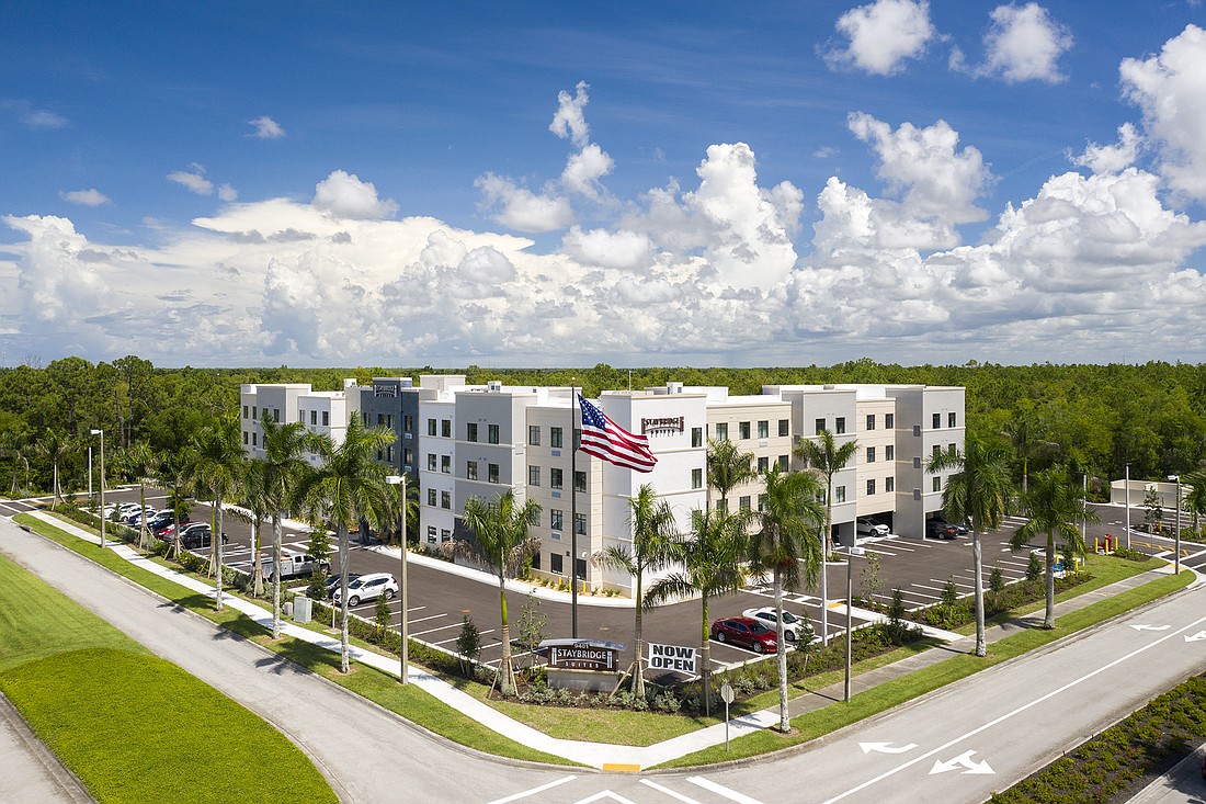 The brand new Staybridge Suites Naples-Marco Island hotel in the Lely community of Naples saw a sudden uptick in reservations due to customers escaping the potential impact of Hurricane Dorian.