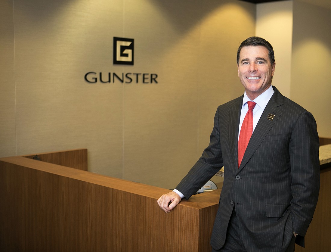 Mark Wemple. Bill Schifino became managing shareholder of Gunsterâ€™s Tampa office in 2018.