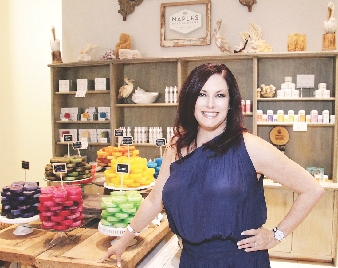 File. Deanna Wallin is founder and CEO of Naples Soap Co. The company has 11 retail locations in Florida.